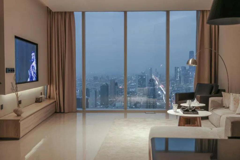 Image of Riyadh skyline view suites Rafal Tower