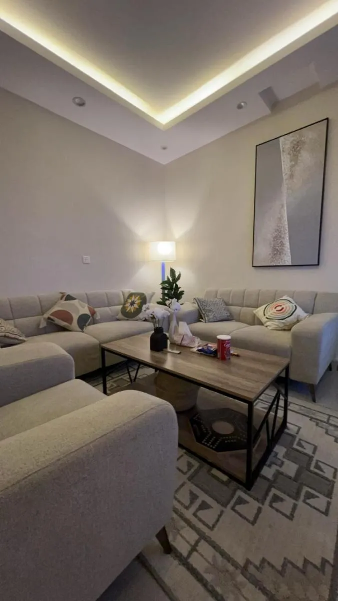 Image 6 of شقة Boho أنيقة – غرفةوصالة حي الملقا ذاتية