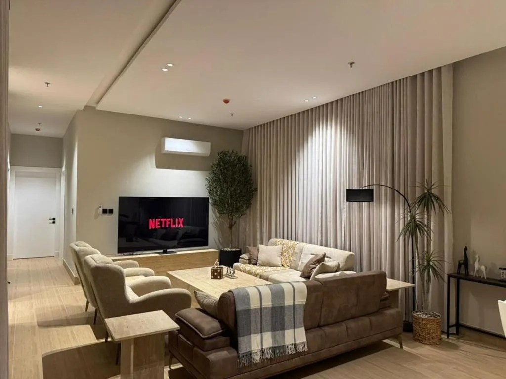 Image of Modren luxury flat with an outdoor seating space