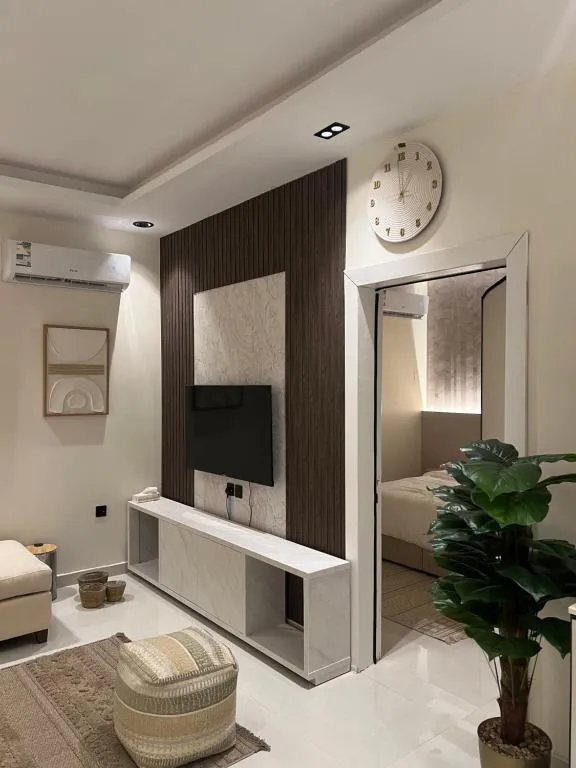 Image of شقة فاخرة غرفة نوم وصالة في الصحافة دخول ذكي N Apartment in Alsahafa with self check in